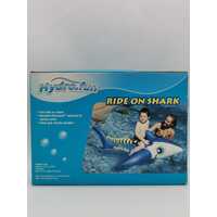 Hydro-Fun Inflatable Ride on Shark (New Never Used)