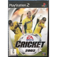 CRICKET 2002 Playstation 2 PS2 GAME PAL + Booklet