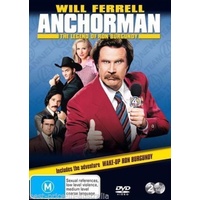 ANCHORMAN THE LEGEND OF RON BURGANDY DVD R4 PAL