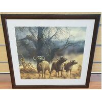 Andrew Bone The Dust Storm Collectable Framed Art Work With Certificate