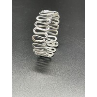 Ladies Sterling Silver Wave Bangle (Brand New)