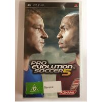Pro Evolution Soccer 5 Sony PSP UMD Game Disc 
