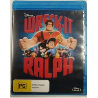 Wreck-it Ralph 1-disc Bluray Blu Ray Disc Movie 
