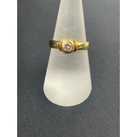 Ladies 18ct Yellow Gold with Diamond (Pre-Owned)