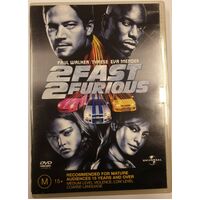 2 Fast 2 Furious Paul Walker Tyrese Dvd Movie Disc