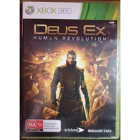 Deus Ex Human Revolution Microsoft Xbox 360 Game disc