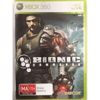 Bionic Commando Capcom Microsoft Xbox 360 Game Disc