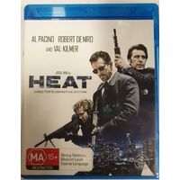 Heat Al Pacino Robert De Niro Val Kilmer Blu Ray Bluray Disc Movie 