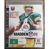 Madden NFL 09 Sony PlayStation 3 Game Disc