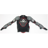 SIXSIXONE Size: XS Pressure Suit Motor bike Armour + Pads - Black/Red/Dark Grey