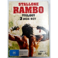 Rambo Trilogy 3 Disc Set DVD Sylvester Stallone