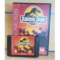 Jurassic Park Sega Genesis Rare Video Game Cartridge