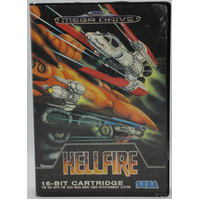 SEGA Mega Drive Hellfire 16-Bit Game Cartridge