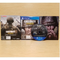 Call of Duty WWII: 2017 Steel Case Bundle Playstation 4 PS4 Video Game