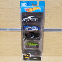 HOT WHEELS Batman 5-Pack Set - Diecast Car's with 2012 Bat Wing