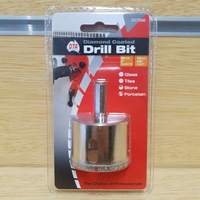 DTA Quality Tools Diamond Coated Drill Bit 50mm 2 Inch Diameter 10mm Shaft