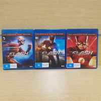 DC Comic's The Flash The Complete Seasons 1,2,3 12-Disc Blu-Ray Series Set