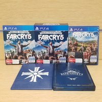 Farcry 5 Deluxe Steelbook Edition Playstation 4 PS4 Video Game
