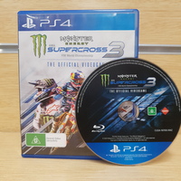 Monster Energy AMA Supercross 3 Sony Playstation 4 Game Disc (Pre-Owned)