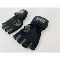 Everlast Glove Hand Wraps Black/Grey/Yellow (Pre-owned)