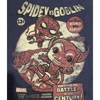 Funko Spidey Goblin XXXL Size Navy in Colour Shirt (New Never Used)