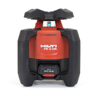 Hilti PR 2-HS A12 Rotary Laser Level Kit w/ PRA 20 Receiver 2x Batteries Charger (pre-owned)