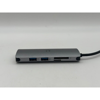 Cygnett Unite DeskMate CY3317HUBC2 USB-C Hub Multiport Adapter Silver