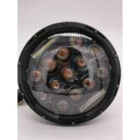 DOT SAE JG-JOO3A-W LED Light 7” Motorcycle Headlight (Pre-owned)