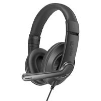 Sonic B Hi-Res Stereo Multi-Device Universal Headset Black with Noise Reduction