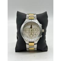 The Bradford Exchange Boxing Kangaroo Two-Tone Stainless Steel Mens Watch 