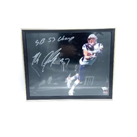 NFL Fanatics Signed Rob Gronkowski NE Patriots Super Bowl Framed Photograph