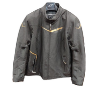 Ixon Slash Ladies Motorcycle Textile Jacket Size C-3XL Black/Gold Riding Gear