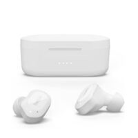 Belkin SoundForm Play True Wireless In Ear Headphones White IPX5 Rated