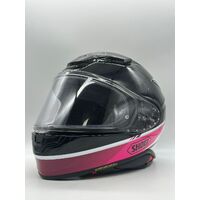 Shoei NXR2 Nocturne TC-7 Full Face Motorcycle Helmet Black/Pink Protective Gear