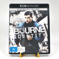 The Bourne Identity 4K Ultra HD Blu-ray 2 Disc Set Movie Matt Damon