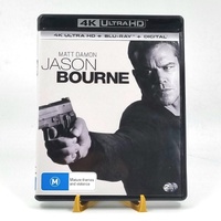 Jason Bourne 4K Ultra HD + Blu-ray Matt Damon 2 Disc Set