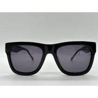 LE Specs Wrecking Ball 1926363 Unisex Square Sunglasses in Black 56 20 145