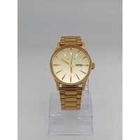 Nixon The Sentry SS Gold Men's Watch - A356502 (Pre-owned)