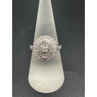 Ladies 14ct White Gold Diamond Ring (Pre-Owned)