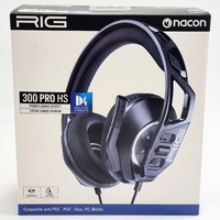 Nacon RIG 300 PRO HS Wired Gaming Headset PS5 PS4 Xbox PC Mobile Black