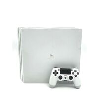 Sony PS4 Pro 1TB White Console CUH-7202B with Controller and Leads (Pre-owned)