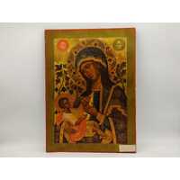 Our Lady of Perpetual Help Vintage Printed in Gold Reproduction Limited Edition