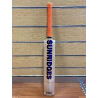 SS Ton English Willow Vintage Handcrafted SH Cricket Bat 33.5 inch Orange Handle