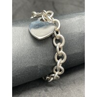 Ladies 925 Sterling Silver Belcher Bracelet