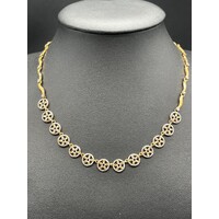 Ladies 22ct Fancy Link Gold Necklace (Pre-Owned)