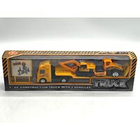 The Reject Shop 1:64 Construction Truck with 2 Vehicles