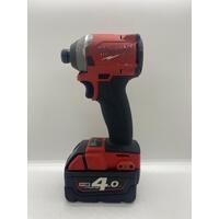 Milwaukee M18 FID2 18V 1/4" Hex Cordless Impact Driver with 4.0Ah Battery 