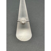 Ladies 14ct White Gold Diamond Engagement Ring (Pre-Owned)