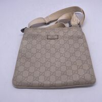 Gucci White Guccissima Leather Messenger Bag Hawaii Exclusive 2007