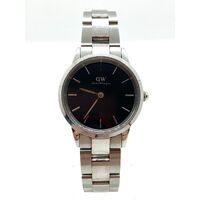 Daniel Wellington Iconic Link 28mm Silver Black Women’s Stainless Steel Watch